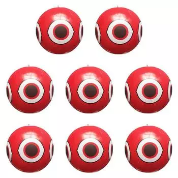 - 40 СМ Надувные Отпугиватели Птиц Отпугивающие Птицы Воздушные Шары Для Глаз (красный)