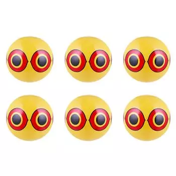 - 40 СМ Надувные Отпугиватели Птиц Отпугивающие Птицы Воздушные Шары Для Глаз (желтый)