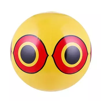 - 40 см отпугивающие шары-глаза, визуальный отпугиватель, прочный надувной отпугиватель птиц жёлтый