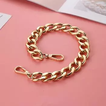 40 см панк-металлическая толстая цепочка для сумки через плечо с ручками для сумки своими руками (Золото) К