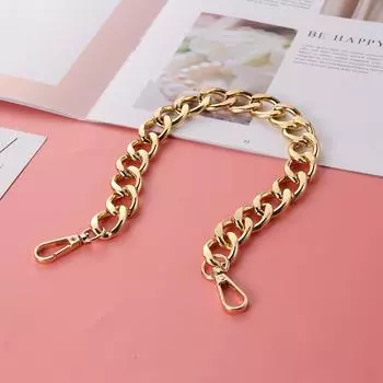 40 см панк-металлическая толстая цепочка для сумки через плечо с ручками для сумки своими руками (Золото) ?