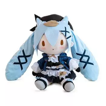 40 см Preciality Casual Hatsune Miku плюшевая игрушка мультфильм мягкая милая девочка плюшевые игрушки подарок на день рождения девочка 40cm синий