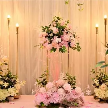 40 см шелковый искусственный цветок шар гортензия свадебная композиция декор свадебный фон T станция цветы