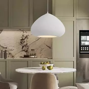 40 см светодиодный подвесной светильник в скандинавском стиле, простая дизайнерская люстра, шнур, подвесной светильник для ресторана, магазина, внутреннего художественного декора, освещения NO BULB бронзовый