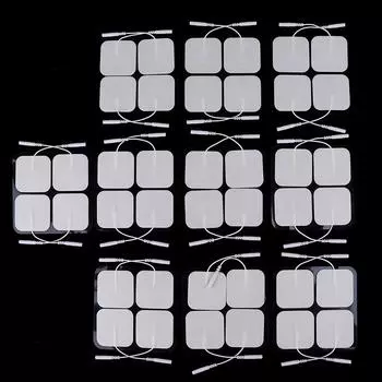 40 сменных подушечек для десятков электродов 2X2 для миостимулятора оптом