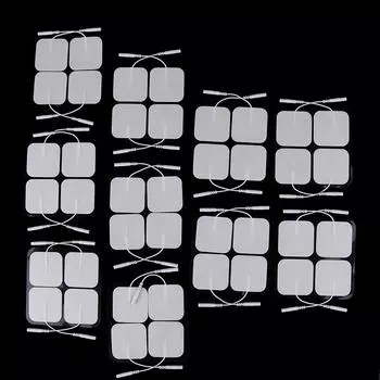 40 сменных подушечек для мышц с десятками электродов оптом белый