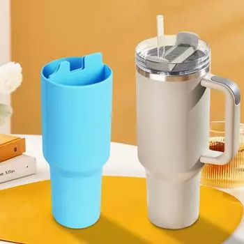 40 унций 2-в-1 разделитель для напитков силиконовый вкладыш стаканчик для вечеринки отдыха на открытом воздухе офиса чёрный