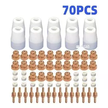 40A PT31 Принадлежности для плазменной резки LG40 Отвод сопла электрода - набор из 70 шт. 40A 70PCS