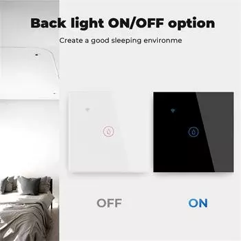 40A Tuya Smart Wifi Водонагреватель Бойлер Сенсорный настенный выключатель Кондиционер Свет Таймер ЕС США Бразилия Приложение для Alexa Google Home