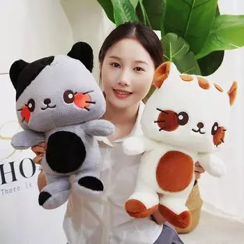 40 см плюшевая игрушка кошка, мягкие игрушки, куклы, детские игрушки, подарки на Хэллоуин, подарки на день рождения, игрушки для детей, украшение для комнаты для девочек 40cm