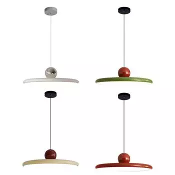 40cm Modern Pendant Light Flying Saucer Elegance Pendant Lamp Hallway Hanging Lamp for Dining Room Kitchen Home Restaurant Cafe бежевый