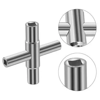 40Cr стальной ключ 7,7*7,7 см ключ для ванной комнаты ручные инструменты