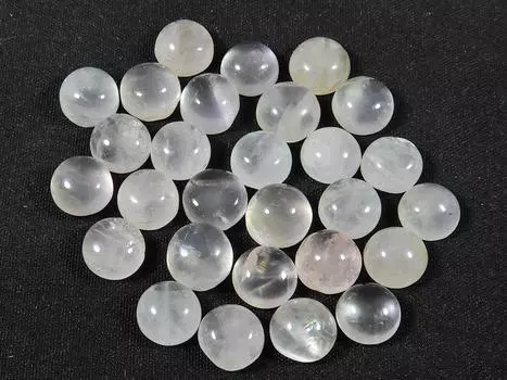 40Cts. Натуральный нежно-розовый кварц круглый россыпью драгоценный камень 28 шт. лот 07X07MM RQ-1374