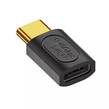 40Gbps USB C Adapter 90 Degree USB C Extender Type-c 4.0 Right Angle PD 240W Fast Charging For Phone Switch Laptop Tablet