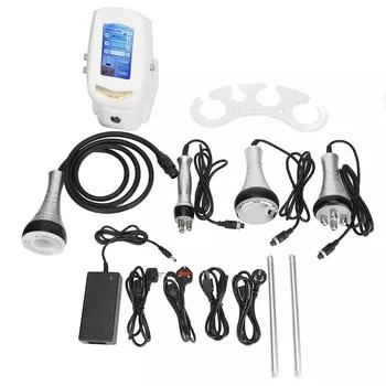 40K 4 в 1 RF Вакуумная кавитационная машина Инструмент для ухода за кожей лица Многофункциональная машина для похудения тела EU Plug