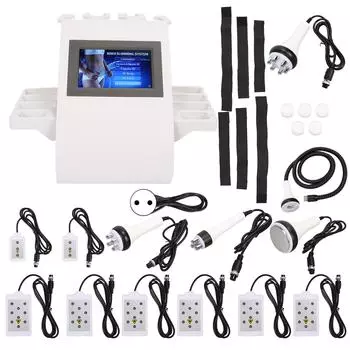 40k RF вакуумный аппарат 6 в 1 высокочастотный аппарат для укрепления кожи и похудения 110240 В ЕС EU Plug