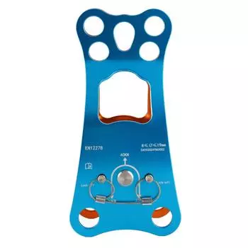 40KN Блок для скалолазания с фиксированной стороной, одинарный блок, инструмент для выживания на открытом воздухе, высокая высота