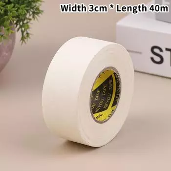 40M Белая малярная лента 18-30 мм Односторонняя лента для масляной живописи Художественная лента для акварельной живописи Инструмент для покраски автомобилей A3