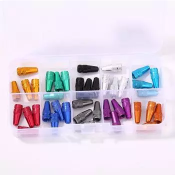 40pcs Bicycle Presta Valve Caps MTB Bike Tire Wheel Stem Air Valve Caps DE