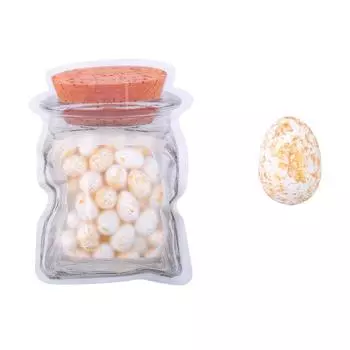 40pcs Foam Easter Eggs Gift Bag DIY Crafts Simulation Egg Decorations Happy Easter Decorations Style 4