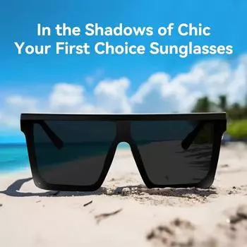 40 шт. Модные солнцезащитные очки с большой оправой, трендовые солнцезащитные очки Cyberpunk для вождения, солнцезащитные очки с козырьком, индивидуальные цельные солнцезащитные очки