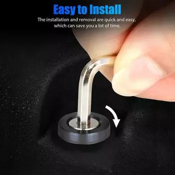 40Pcs M6 CNC Billet Aluminum Fender Bumper Washer Bolt Engine Bay Dress Up Kit License Plate Frame Trim Screw Washer чёрный