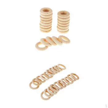 40шт DIY ювелирных изделий деревянные украшения для прорезывания зубов