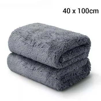 40X100 см полотенце для мытья автомобиля коралловый бархат чистая ткань из микрофибры без подшивки утолщенные мягкие впитывающие полотенца для мытья автомобиля