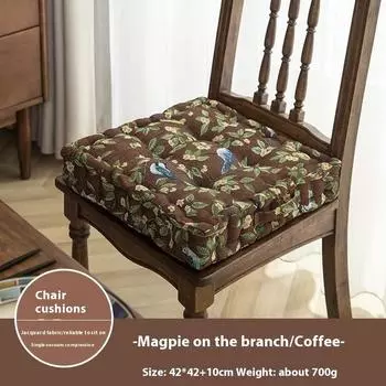 40x40x10 см Обеденные стулья Подушки для кухонных стульев Мягкий теплый пол Детский уголок для чтения Удобная квадратная подушка для сиденья 40x40 cm14.7x15.7inch красный