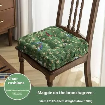 40x40x10 см Обеденные стулья Подушки для кухонных стульев Мягкий теплый пол Детский уголок для чтения Удобная квадратная подушка для сиденья 40x40 cm14.7x15.7inch красный