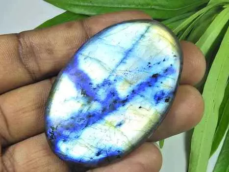 40X59X6MM многоцветный огненный лабрадорит овальный кабошон россыпью натуральный драгоценный камень 147 карат SK-3969