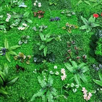 40x60 см искусственные растения настенная панель реалистичная искусственная зелень трава настенный фон украшение внутренний открытый сад уединение задний двор изгородь экран 40x60cm C