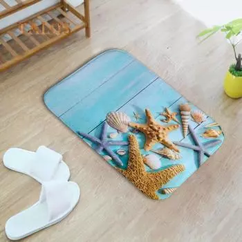 40x60 см морская ракушка для дома, ванной комнаты, кухни, противоскользящий напольный коврик, ковер для спальни, украшение 7#