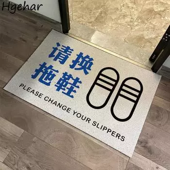 40x60 см входные коврики из ПВХ, устойчивые к грязи, противоскользящие водонепроницаемые накладки на ноги для ванной комнаты, современный простой дверной коврик 40cmx60cm