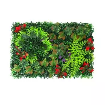40x60СМ Панель из искусственных растений для стены Реалистичная искусственная зелень Травяная стена A