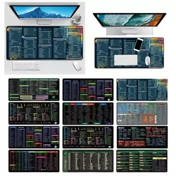 40x90 см большой компьютерный коврик для мыши портативный водонепроницаемый офисный Power Point Excel Word сочетания клавиш настольный коврик нескользящий настольный коврик для мыши аксессуары для ПК