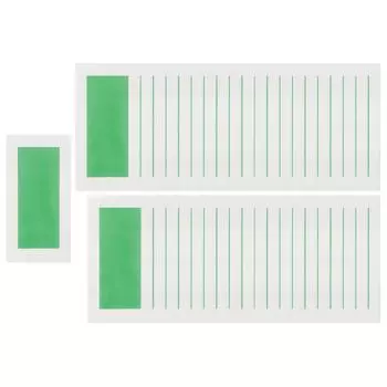 40x восковые полоски для удаления волос, двухсторонняя восковая бумага, полоски для удаления домашнего воска, набор для тела, губ, бровей, подмышек, лица, бикини