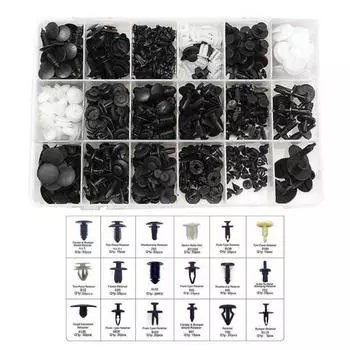 415 шт пластиковый автомобильный бампер заклепки дверная панель нажимная застежка накладка зажимы для Ford