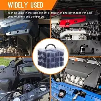 415 шт. с 30 инструментами, смешанный размер, автомобильный пластиковый удерживающий зажим, фиксаторы, автомобильное крыло, нажимная шпилька, заклепка, дверь, кузов автомобиля