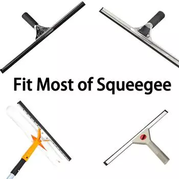 41-дюймовая резиновая полоска для скребка для мытья окон, сменная полоска для скребка для мытья окон, инструмент для чистки стекол, 2 цвета чёрный