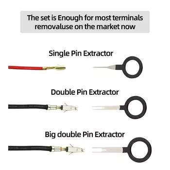 41 шт. Универсальный инструмент для снятия автомобильных клемм, съемник для разъемов проводов, ручной инструмент для разборки автомобильных клемм 41PCS