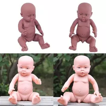 41см Имитация куклы Reborn Babies Новорожденный настоящий ребенок Girl телесный