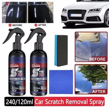 420/120 мл нано-спрей для удаления царапин на автомобиле, гидрофобное покрытие, водостойкий автомобильный воск, жидкий, долговременная полировка и уход