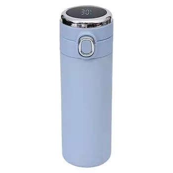 420 мл Умная термокружка из двухслойной нержавеющей стали с дисплеем температуры L синий