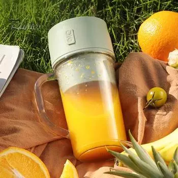 420 мл USB электрическая соковыжималка чашка быстрая и легкая добыча фруктового сока с соломинкой блендер из нержавеющей стали портативная соковыжималка розовый