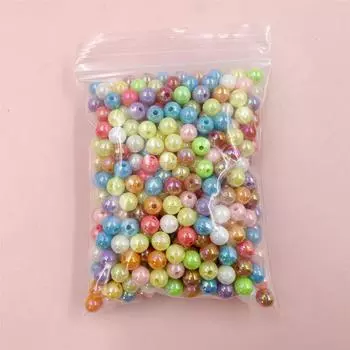 420 шт. 6 мм Русалка лазерный цвет круглые бусины для ювелирных изделий DIY подарки ожерелье браслет аксессуары ручной работы 6mm 420Pcs жёлтый