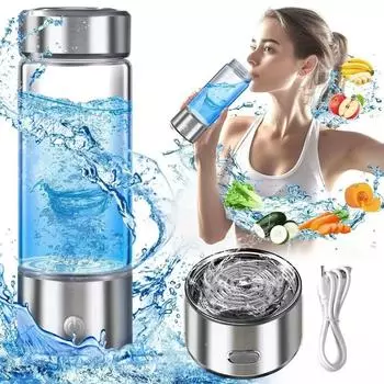 420ML Hydrogen-Rich Water Cup Electric Hydrogen Rich Water Generator Bottle Titanium Quality Filter Portable Antioxidant Lonizer