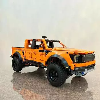 42126 Технические 1379 шт. Ford Raptors F-150 Пикап Автомобиль Строительные блоки Внедорожник Автомобиль Кирпичи для мальчиков Подарки на день рождения