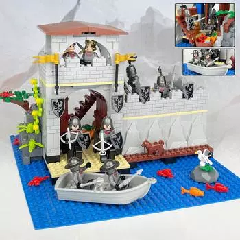 42161 Детские строительные блоки средневекового римского водного замка