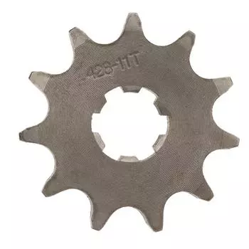 428 11T 17 мм звездочка из углеродистой стали простая установка прочная универсальная шестерня привода двигателя для велосипедов